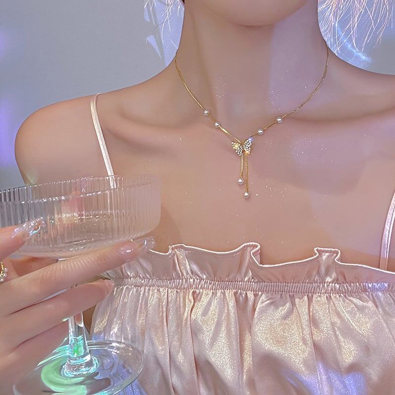 美感いっぱい 好感度満載 オシャレ度満点 ネックレス アクセサリー<ins-3256>