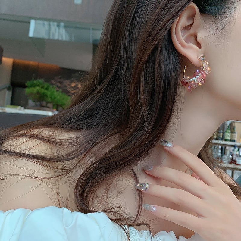 美人度アップ ファッション 綺麗め イアリング アクセサリー<ins-3312>