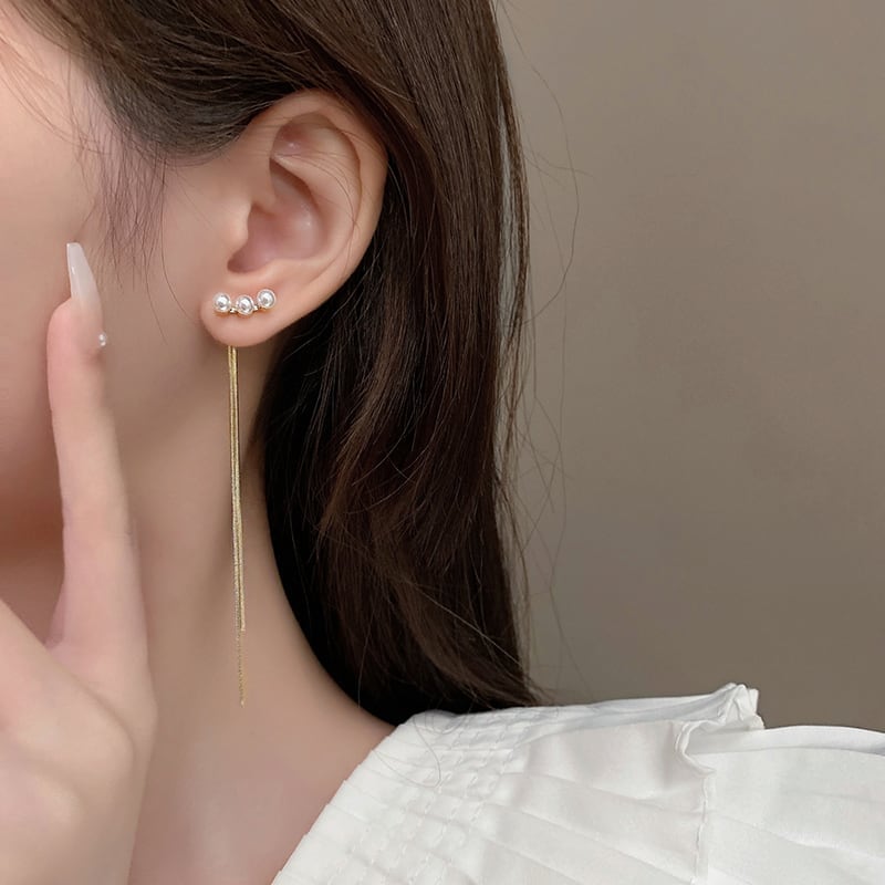 高級感溢れる 清純甘くて女子力UP 美感いっぱい ピアス アクセサリー<ins-3808>