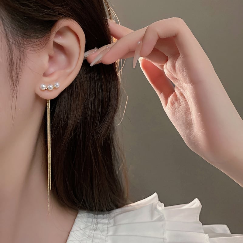 高級感溢れる 清純甘くて女子力UP 美感いっぱい ピアス アクセサリー<ins-3808>
