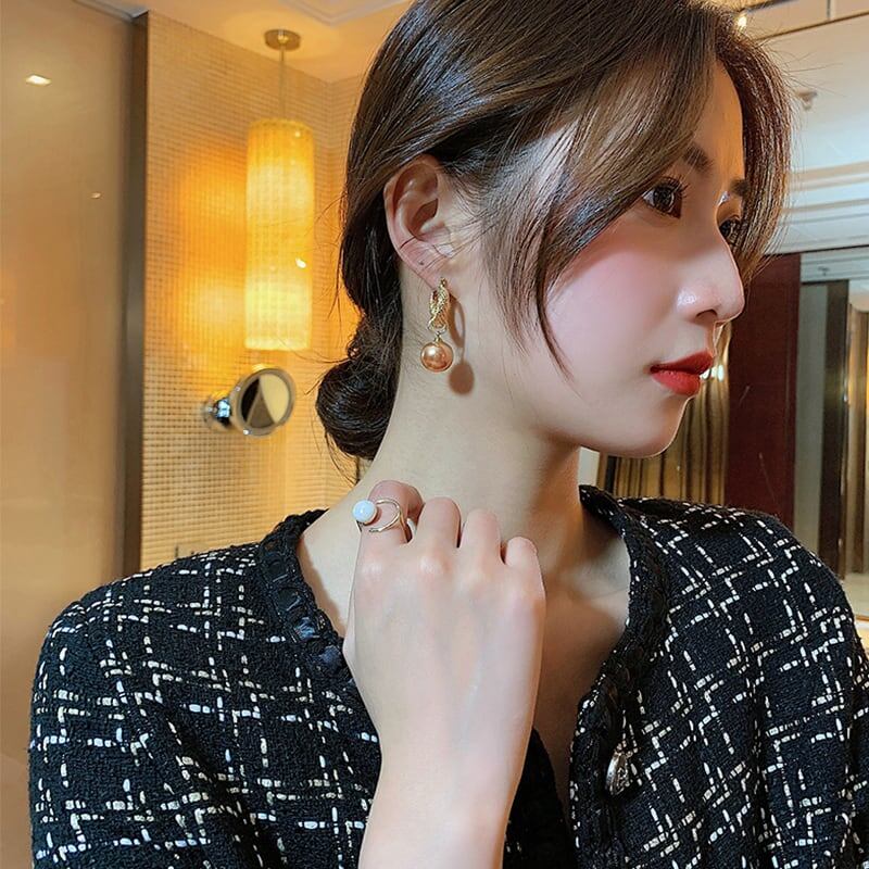 女性力を高める 美感いっぱい エレガント イアリング アクセサリー<ins-3145>