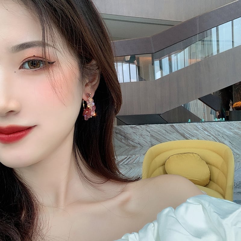 美人度アップ ファッション 綺麗め イアリング アクセサリー<ins-3312>