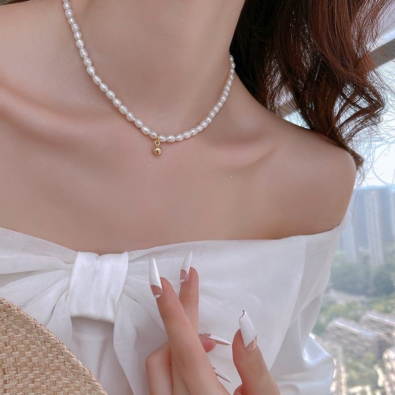 レトロ 美人度アップ ファッション ネックレス アクセサリー<ins-3283>