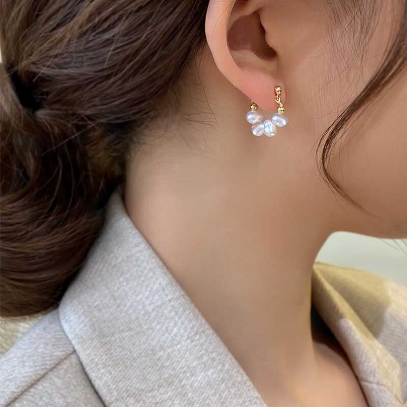 レトロ 清純甘くて女子力UP 好感度満載 イアリング アクセサリー<ins-2807>