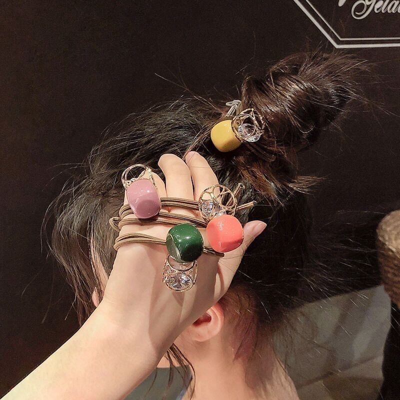 美人度アップ ファッション 透かし彫り シュシュ カチューシャ アクセサリー<ins-3324>