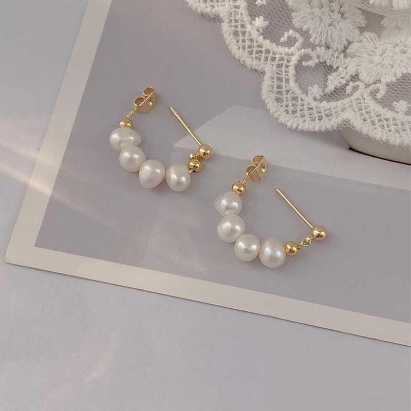 レトロ 清純甘くて女子力UP 好感度満載 イアリング アクセサリー<ins-2807>