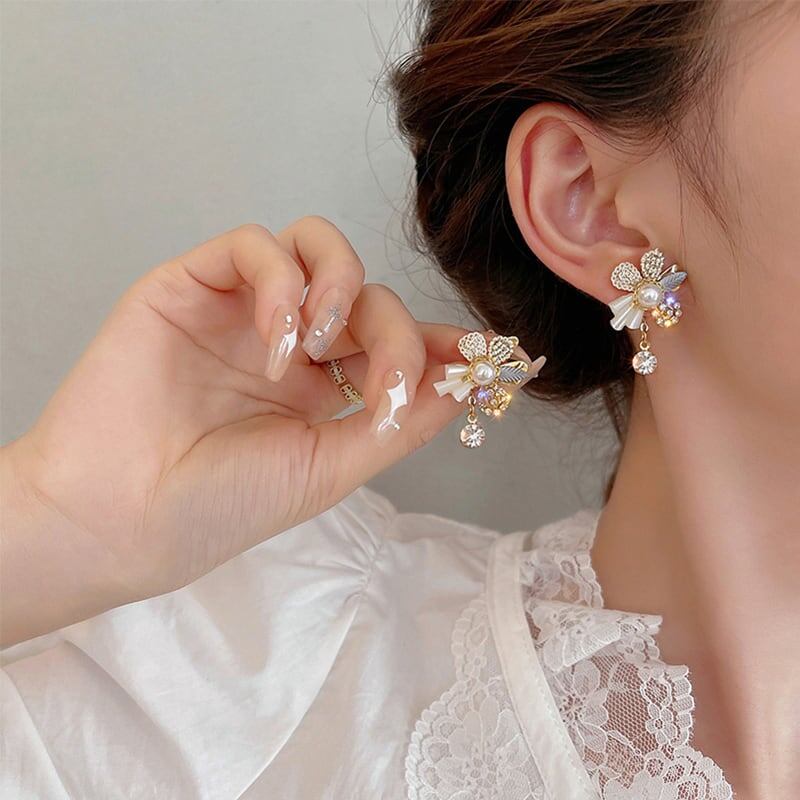 美人度アップ ファッション 高級感溢れる ピアス アクセサリー<ins-3257>