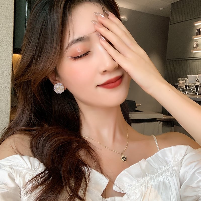 ファッション 美人度アップ チャーミング ピアス アクセサリー<ins-3229>