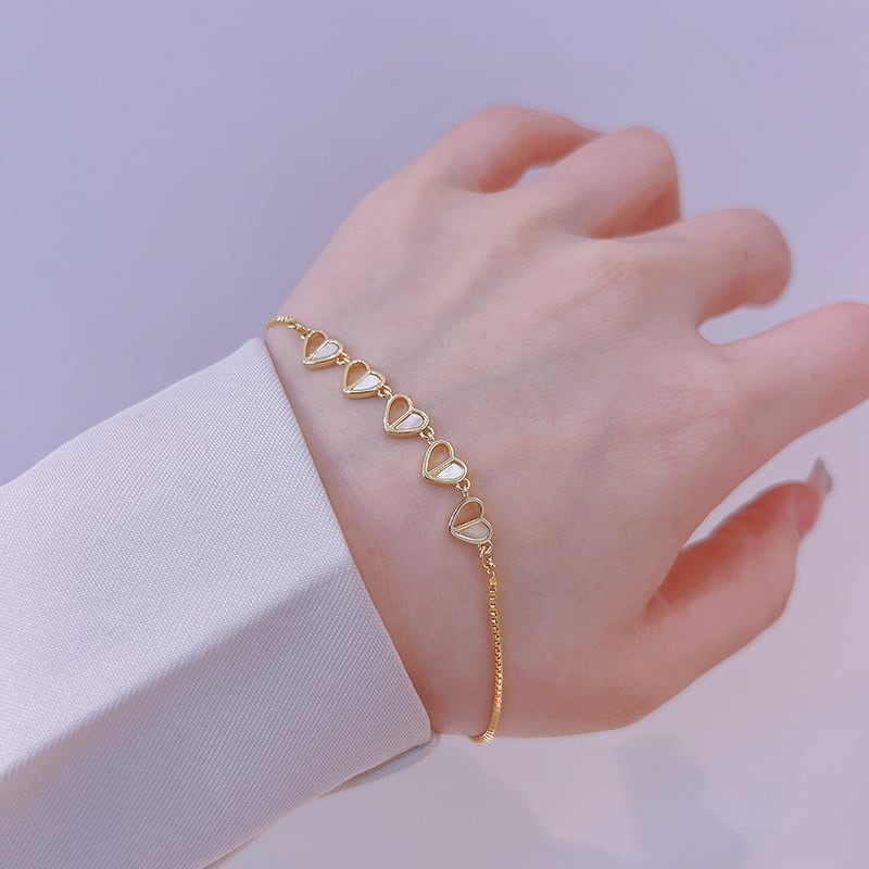 個性的なデザイン オシャレ度満点 綺麗め ブレスレット アクセサリー<ins-3535>