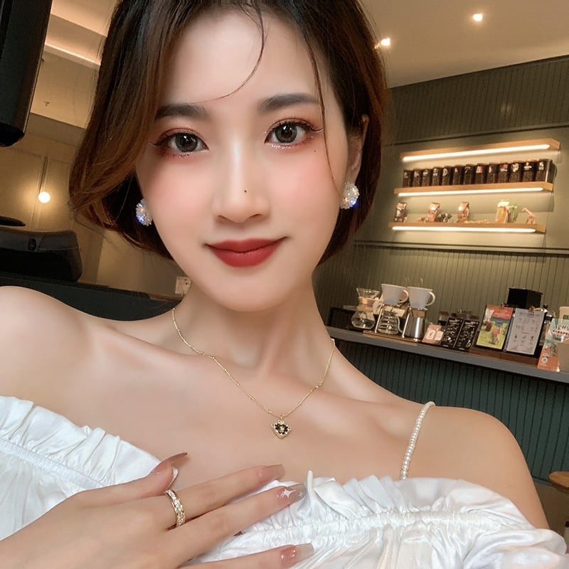 ファッション 美人度アップ チャーミング ピアス アクセサリー<ins-3229>