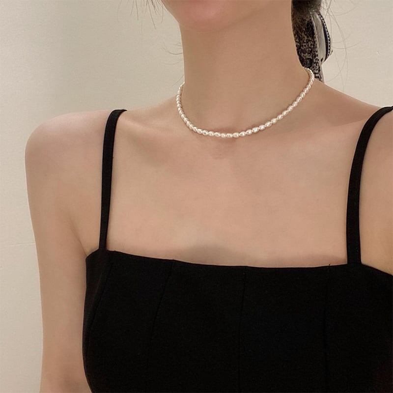 フランススタイル 高級感 フェミニン ネックレス アクセサリー<ins-3065>