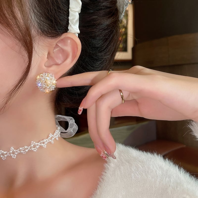 ファッション 美人度アップ チャーミング ピアス アクセサリー<ins-3229>