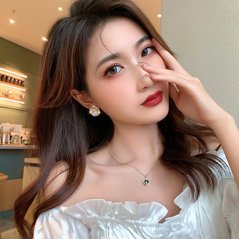 ファッション 美人度アップ チャーミング ピアス アクセサリー<ins-3229>