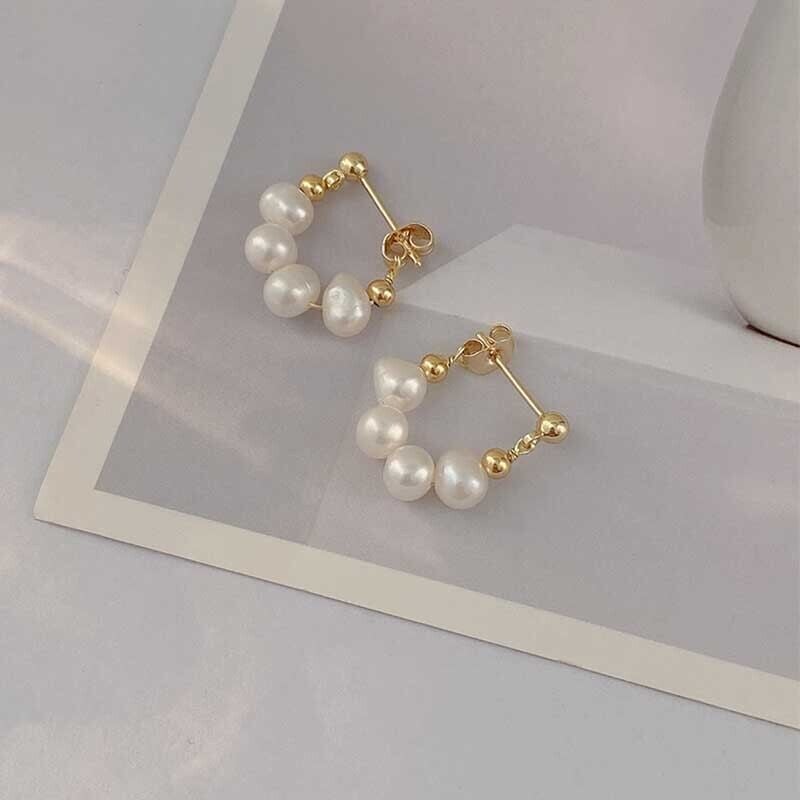 レトロ 清純甘くて女子力UP 好感度満載 イアリング アクセサリー<ins-2807>