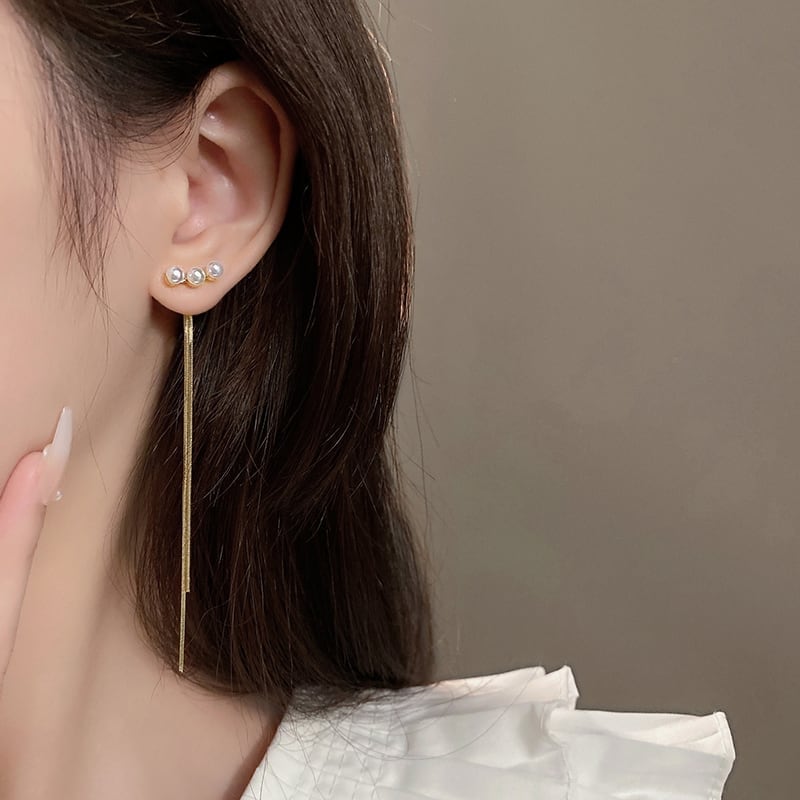 高級感溢れる 清純甘くて女子力UP 美感いっぱい ピアス アクセサリー<ins-3808>