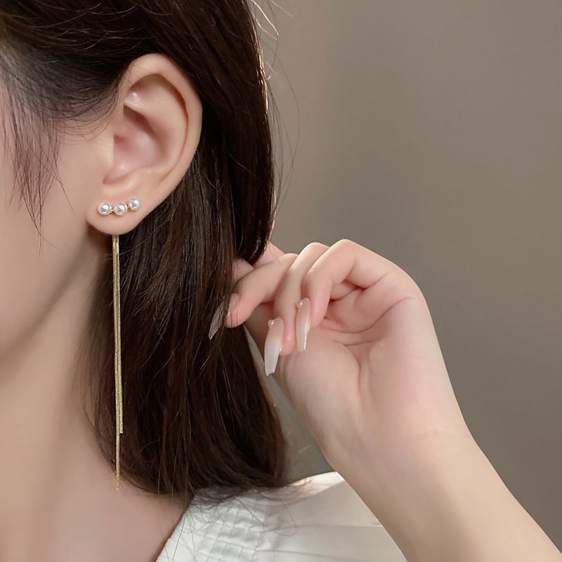 高級感溢れる 清純甘くて女子力UP 美感いっぱい ピアス アクセサリー<ins-3808>