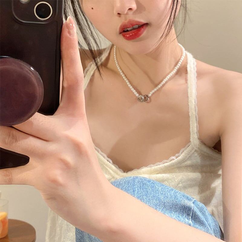 清純甘くて女子力UP スタイリッシュ 一目惚れ ネックレス アクセサリー<ins-3228>