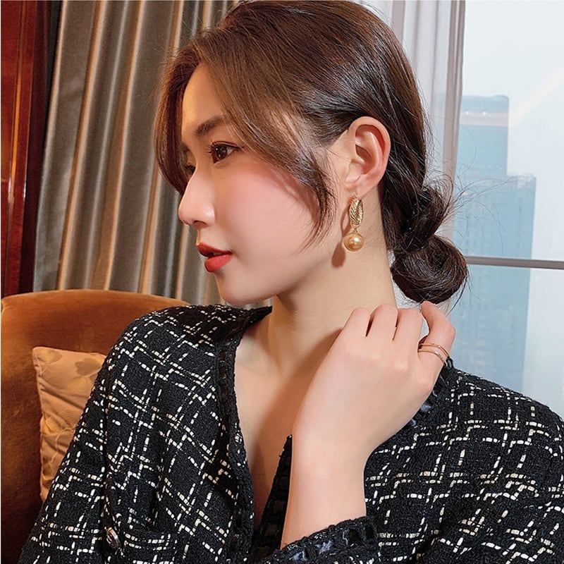 女性力を高める 美感いっぱい エレガント イアリング アクセサリー<ins-3145>