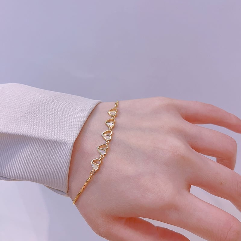 個性的なデザイン オシャレ度満点 綺麗め ブレスレット アクセサリー<ins-3535>