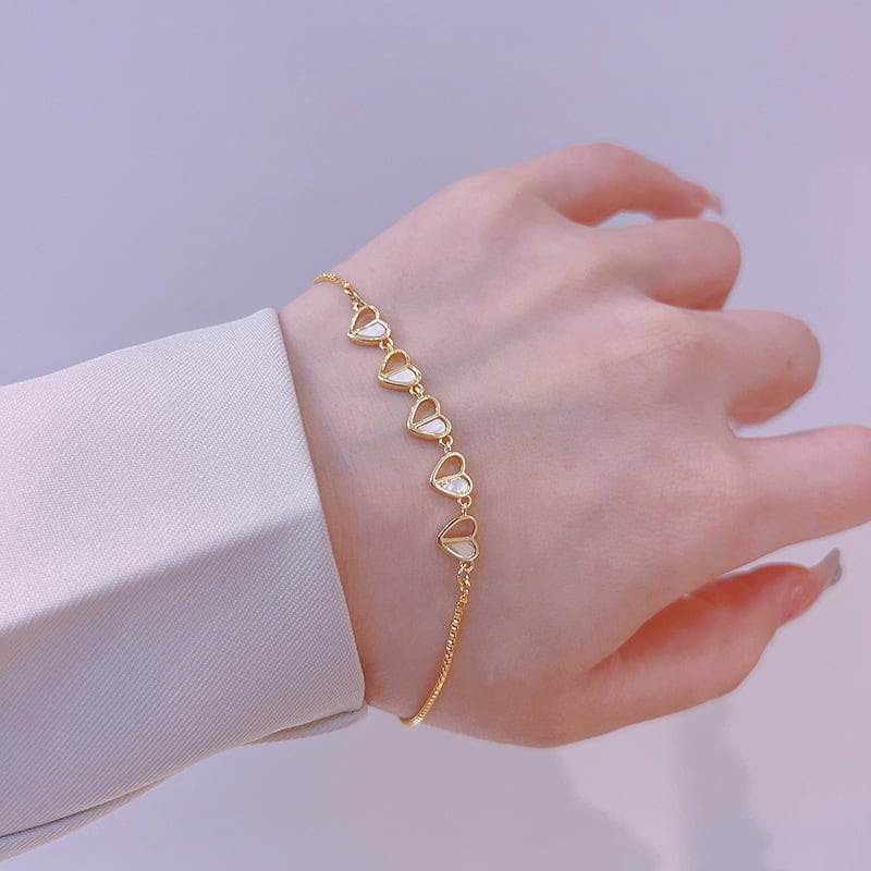 個性的なデザイン オシャレ度満点 綺麗め ブレスレット アクセサリー<ins-3535>