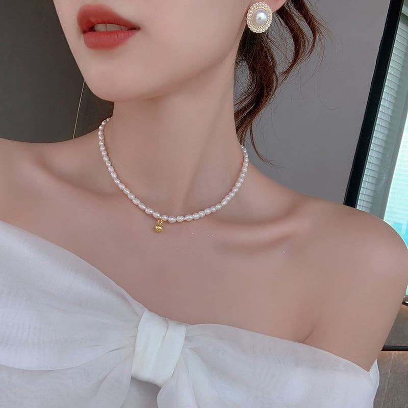 レトロ 美人度アップ ファッション ネックレス アクセサリー<ins-3283>