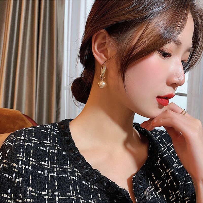 女性力を高める 美感いっぱい エレガント イアリング アクセサリー<ins-3145>