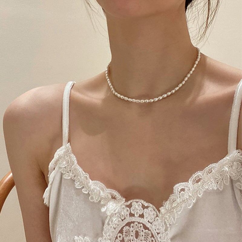 フランススタイル 高級感 フェミニン ネックレス アクセサリー<ins-3065>