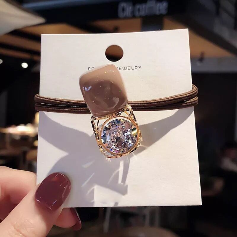 美人度アップ ファッション 透かし彫り シュシュ カチューシャ アクセサリー<ins-3324>