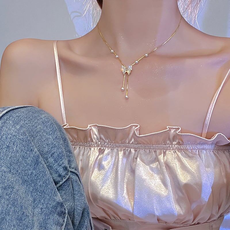 美感いっぱい 好感度満載 オシャレ度満点 ネックレス アクセサリー<ins-3256>